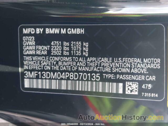 BMW M2, 3MF13DM04P8D70135