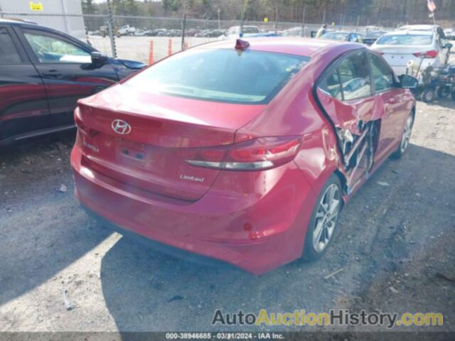 HYUNDAI ELANTRA LIMITED, KMHD84LF6HU318190