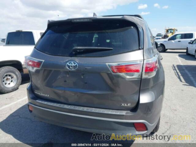 TOYOTA HIGHLANDER XLE V6, 5TDKKRFH8FS063311