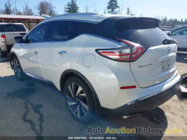 NISSAN MURANO S/SL/SV/PLATINUM, 5N1AZ2MH3HN139605