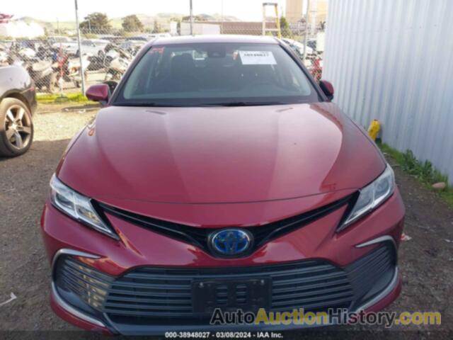 TOYOTA CAMRY LE HYBRID, 4T1C31AK6MU032049