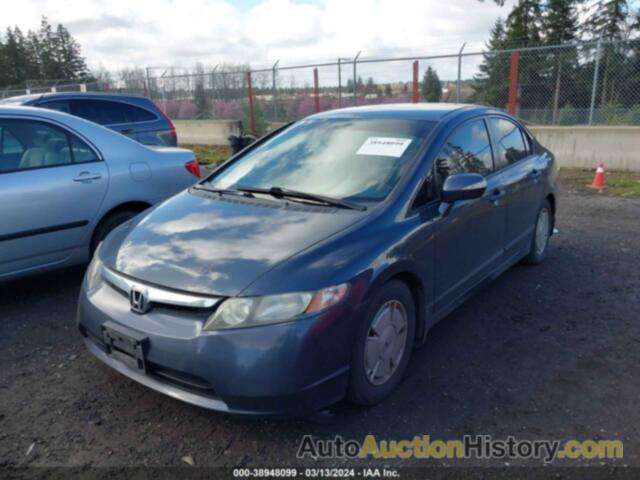 HONDA CIVIC HYBRID, JHMFA36218S003926