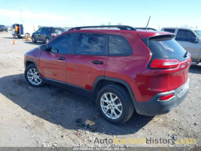 JEEP CHEROKEE SPORT, 1C4PJLAB4GW126379