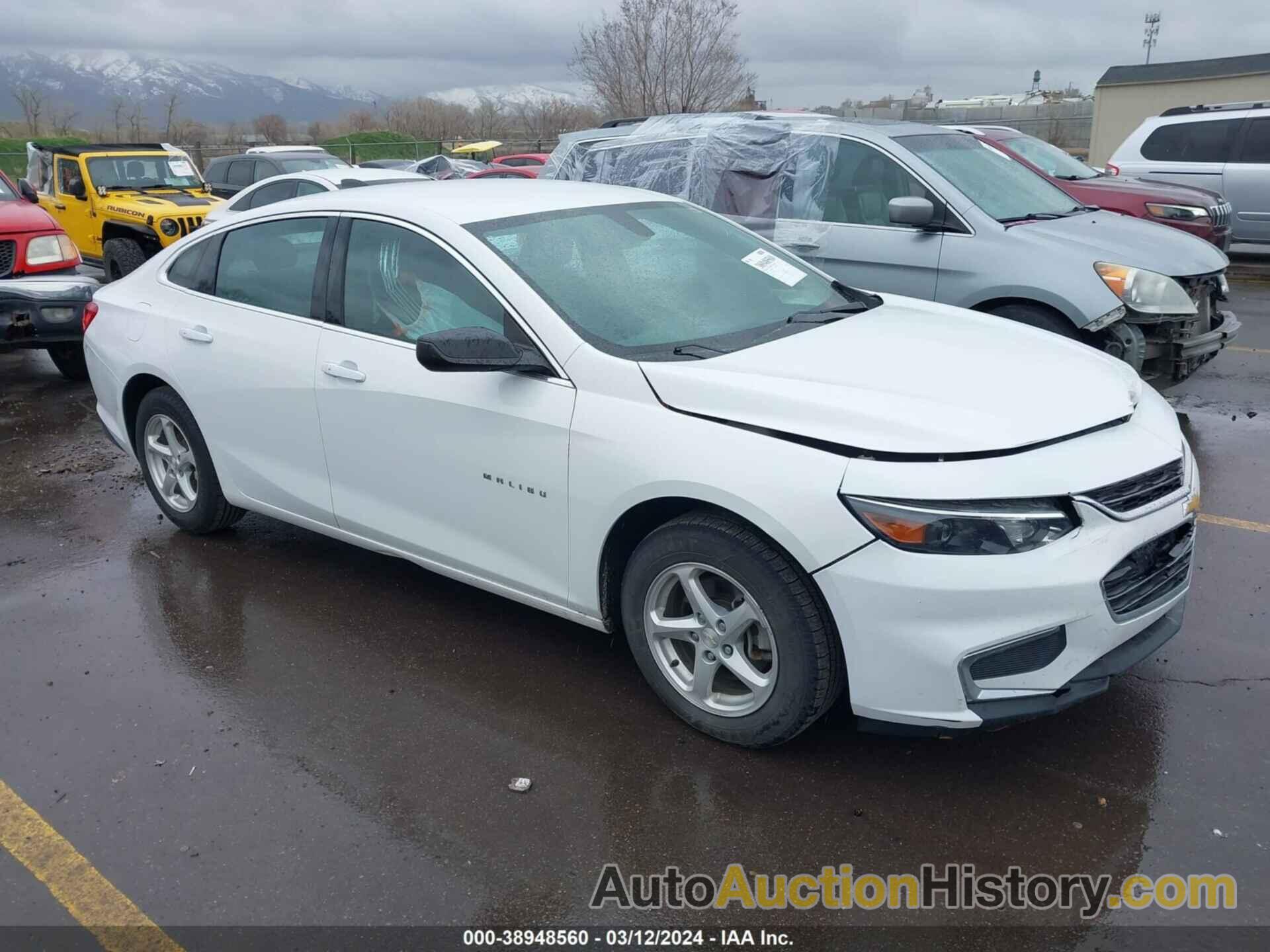 CHEVROLET MALIBU LS, 1G1ZB5ST9GF238242