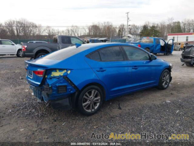 HYUNDAI ELANTRA SEL, 5NPD84LF9JH290311