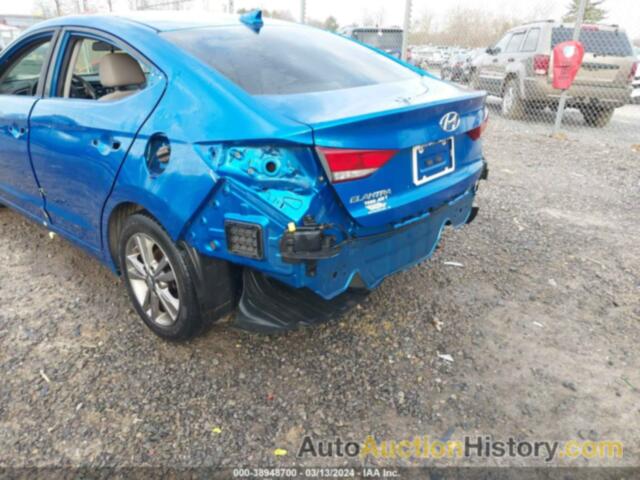 HYUNDAI ELANTRA SEL, 5NPD84LF9JH290311