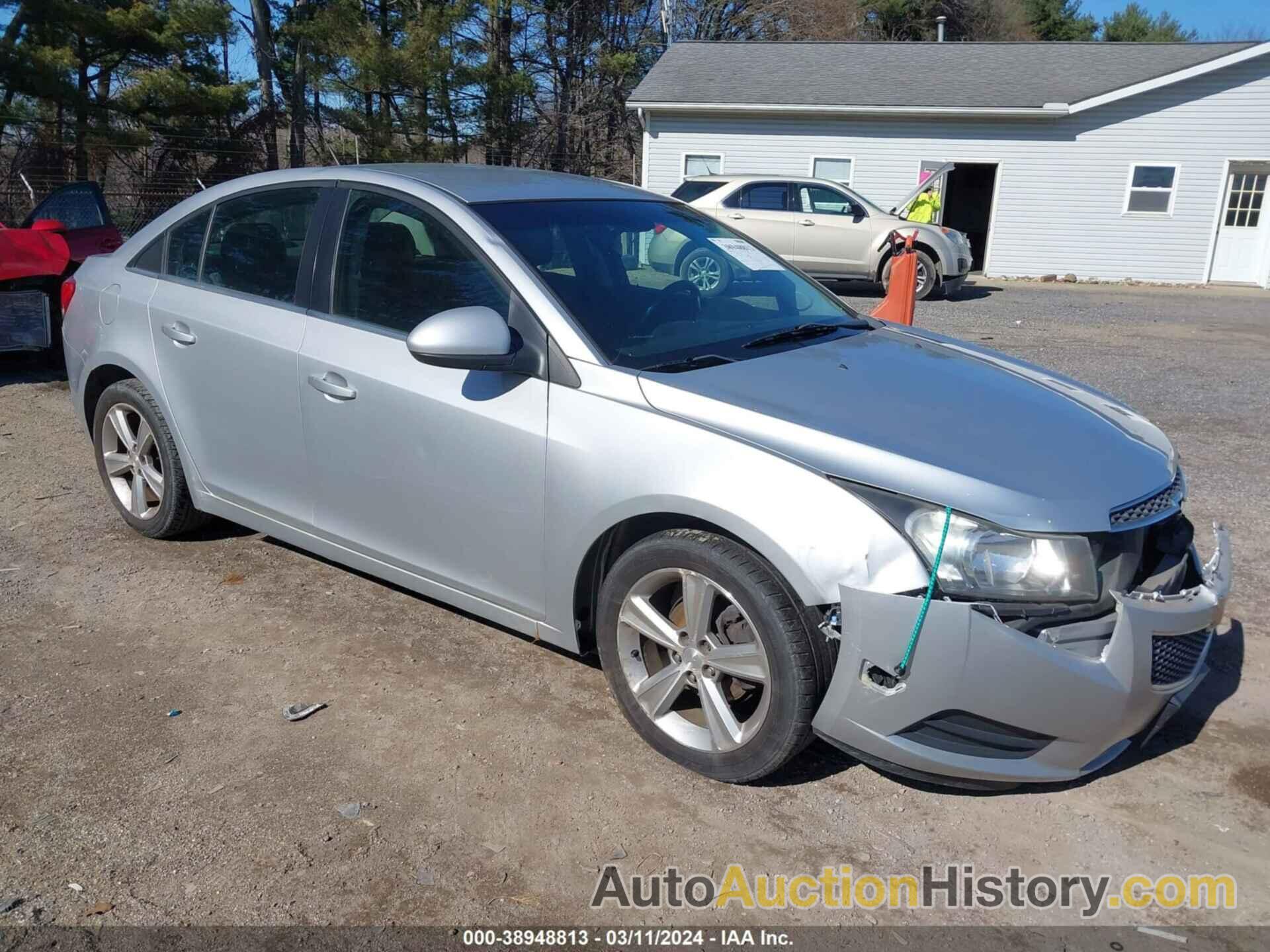 CHEVROLET CRUZE 2LT AUTO, 1G1PE5SB2D7229796