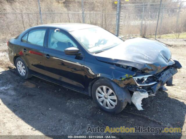 VOLKSWAGEN JETTA 2.0L S, 3VW2K7AJ1EM431869