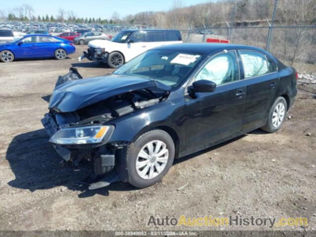 VOLKSWAGEN JETTA 2.0L S, 3VW2K7AJ1EM431869