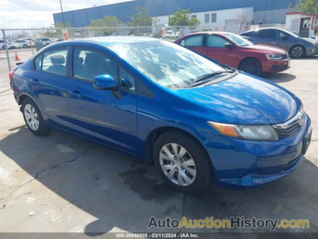 HONDA CIVIC LX, 2HGFB2F54CH559104