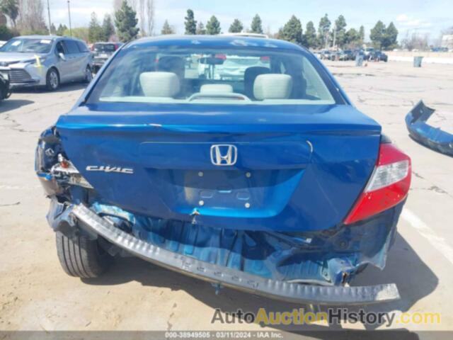 HONDA CIVIC LX, 2HGFB2F54CH559104