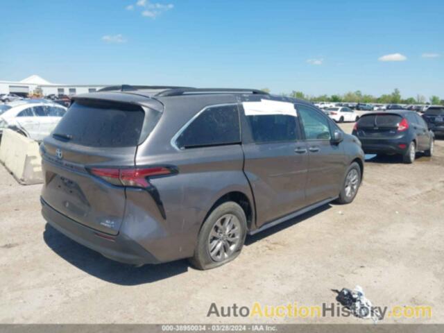 TOYOTA SIENNA XLE, 5TDYRKEC8N5114940