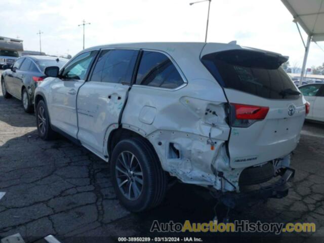 TOYOTA HIGHLANDER XLE, 5TDKZRFH6KS550657