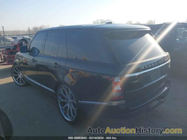 LAND ROVER RANGE ROVER HSE, SALGS2DF4DA100324