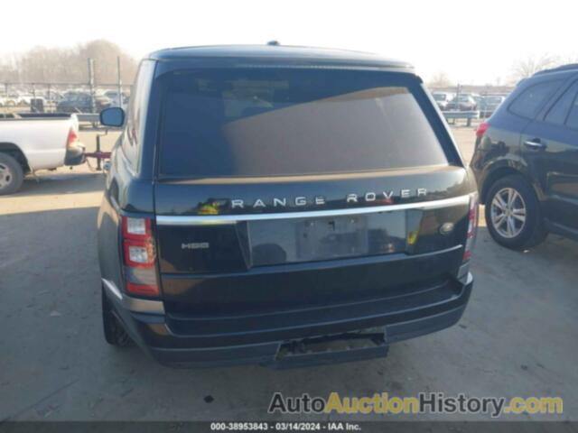 LAND ROVER RANGE ROVER HSE, SALGS2DF4DA100324