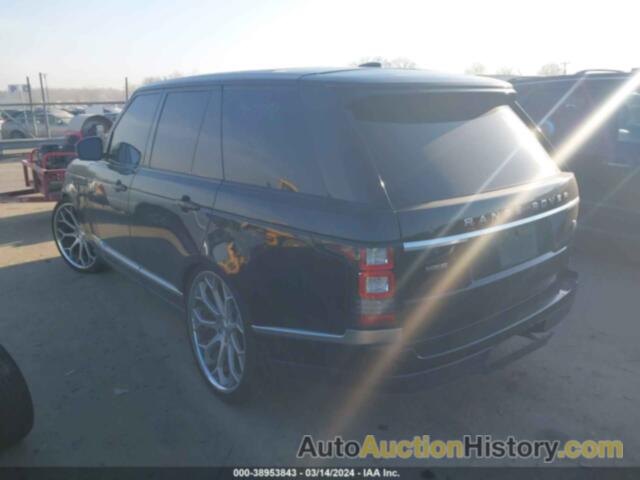 LAND ROVER RANGE ROVER HSE, SALGS2DF4DA100324