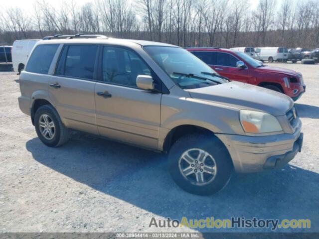 HONDA PILOT EX-L, 2HKYF18543H529109