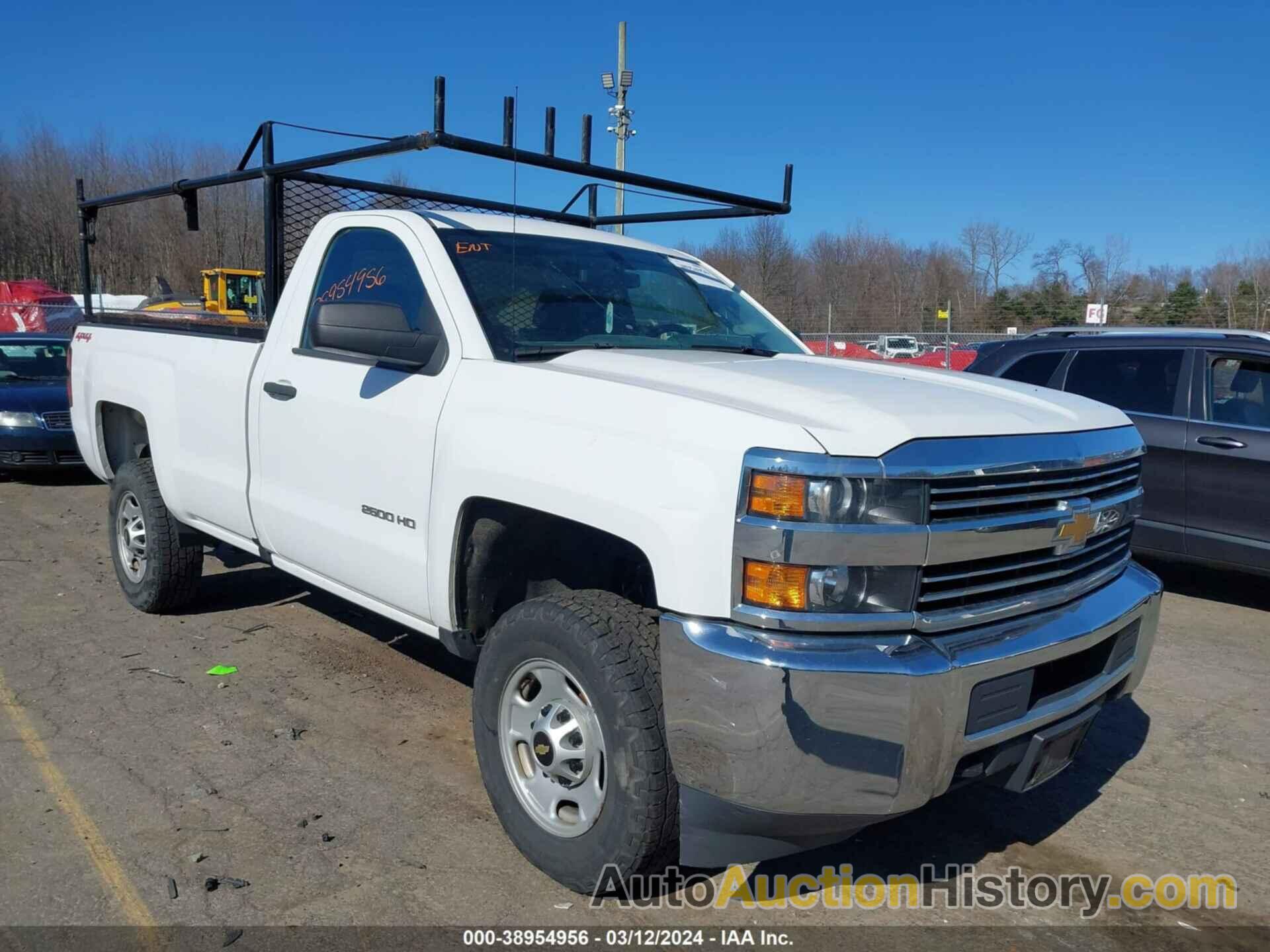 CHEVROLET SILVERADO 2500HD WT, 1GC0KUEG2GZ202660