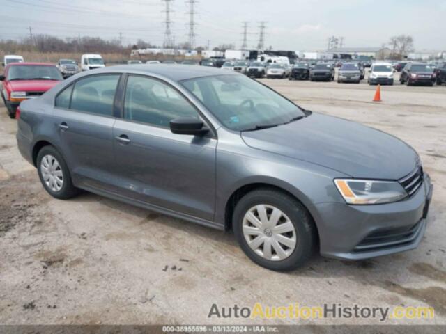 VOLKSWAGEN JETTA 2.0L S, 3VW2K7AJ8FM423785