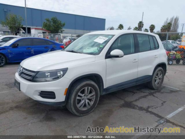 VOLKSWAGEN TIGUAN S, WVGAV3AX5DW561540