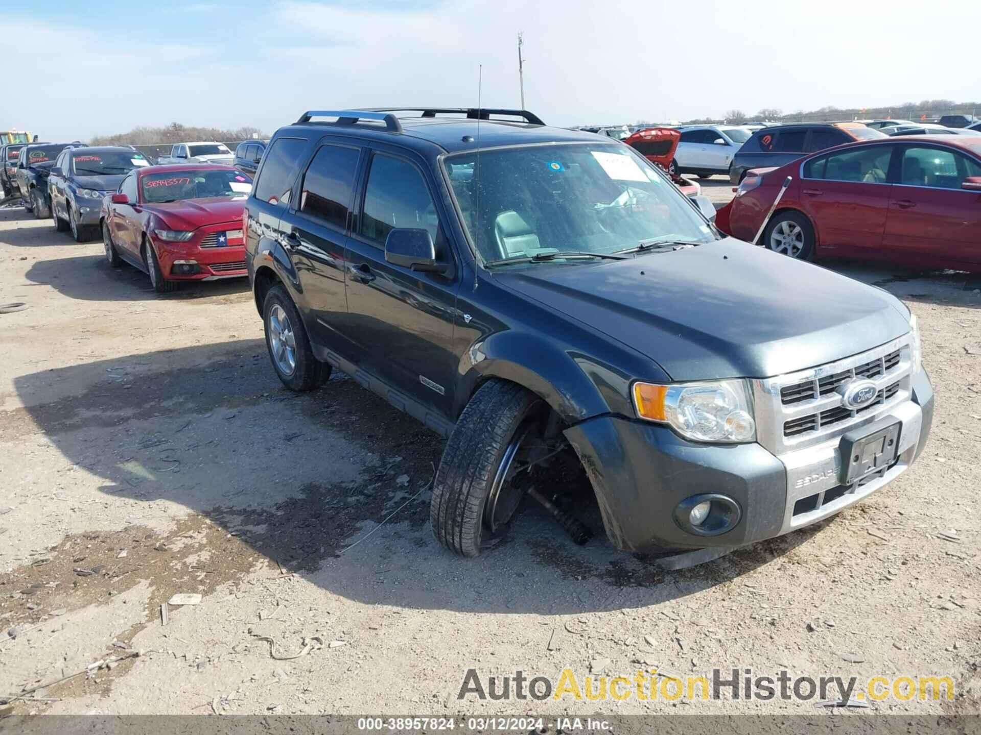 FORD ESCAPE LIMITED, 1FMCU04168KC70737