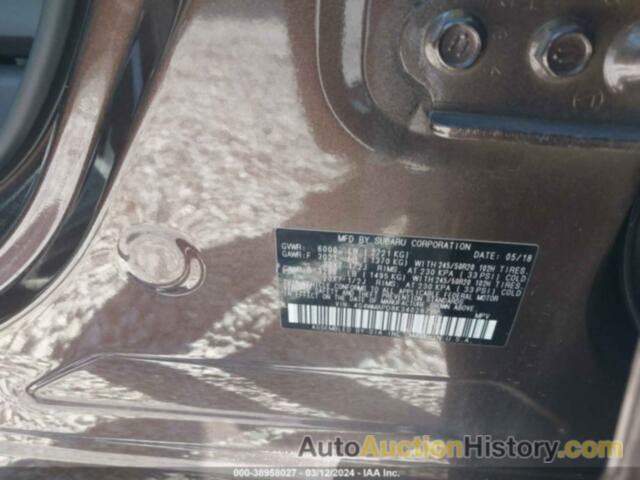 SUBARU ASCENT LIMITED, 4S4WMAPD8K3402875