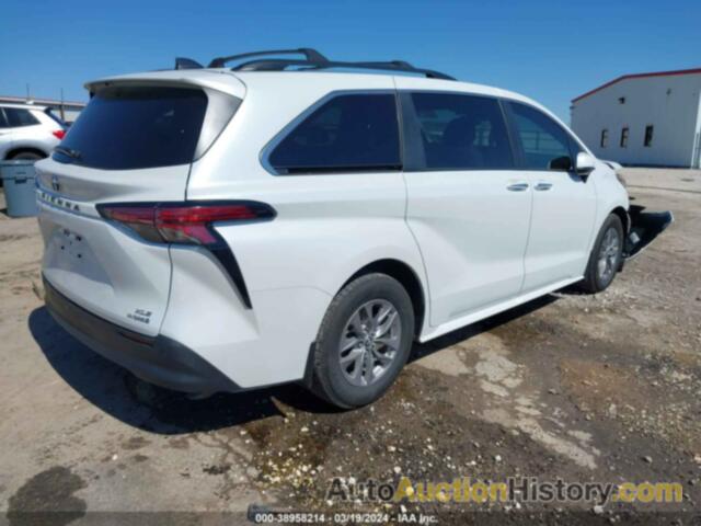 TOYOTA SIENNA XLE, 5TDYRKEC2NS087671