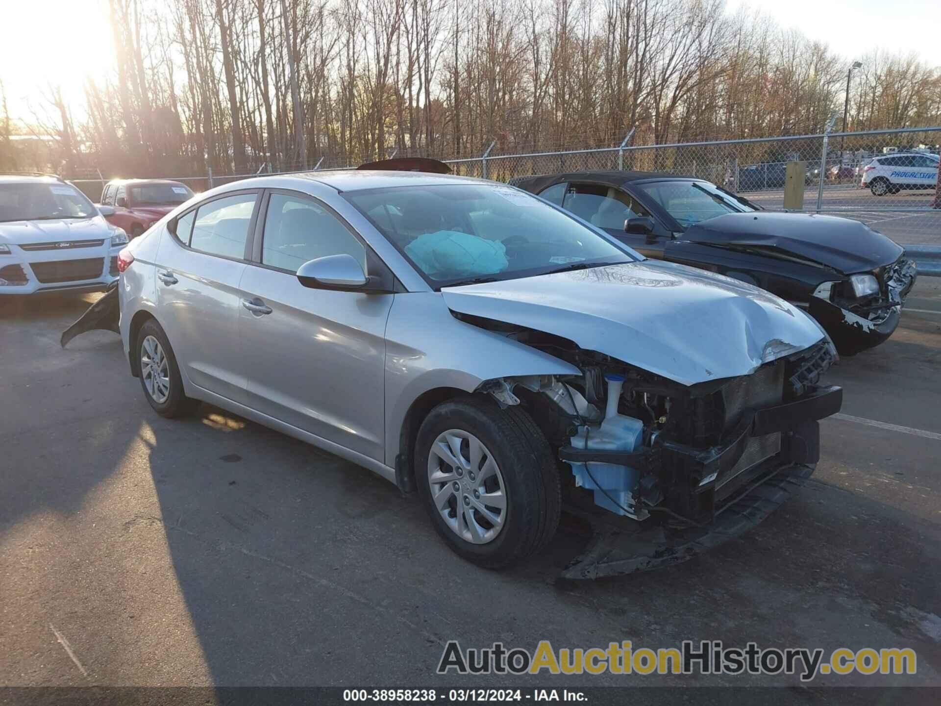 HYUNDAI ELANTRA SE, 5NPD74LF2JH263079