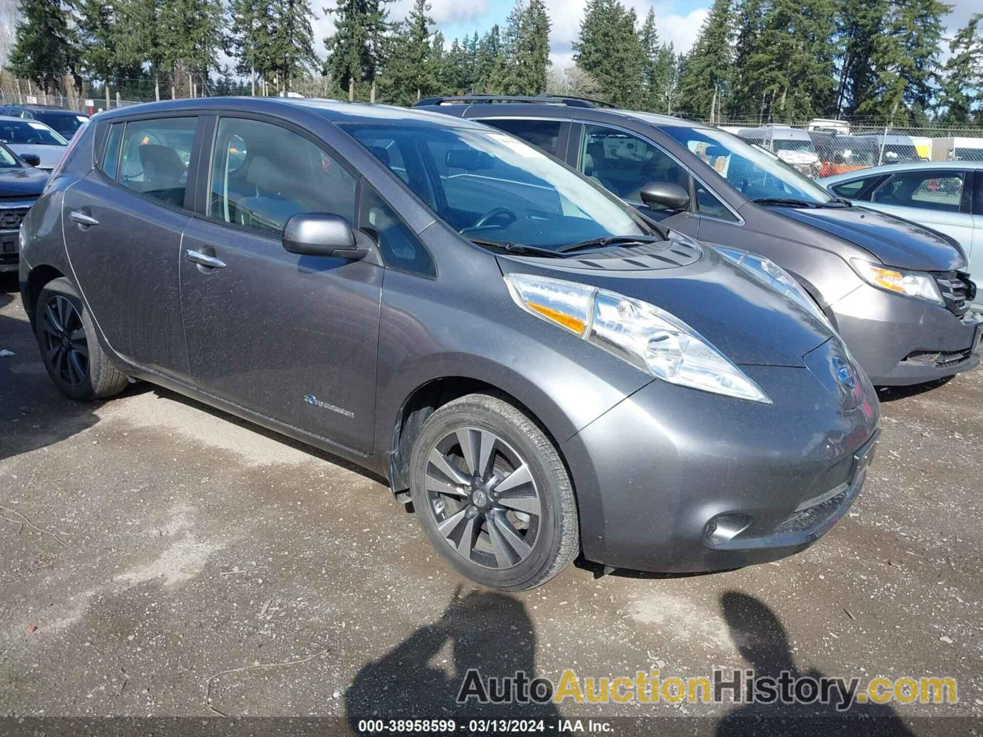 NISSAN LEAF SV, 1N4AZ0CP6FC309018