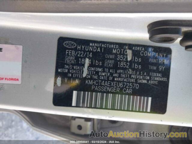 HYUNDAI ACCENT GLS/GS, KMHCT4AEXEU672570