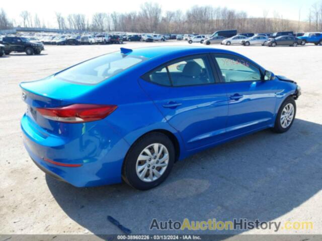 HYUNDAI ELANTRA SE, KMHD74LF6HU080585