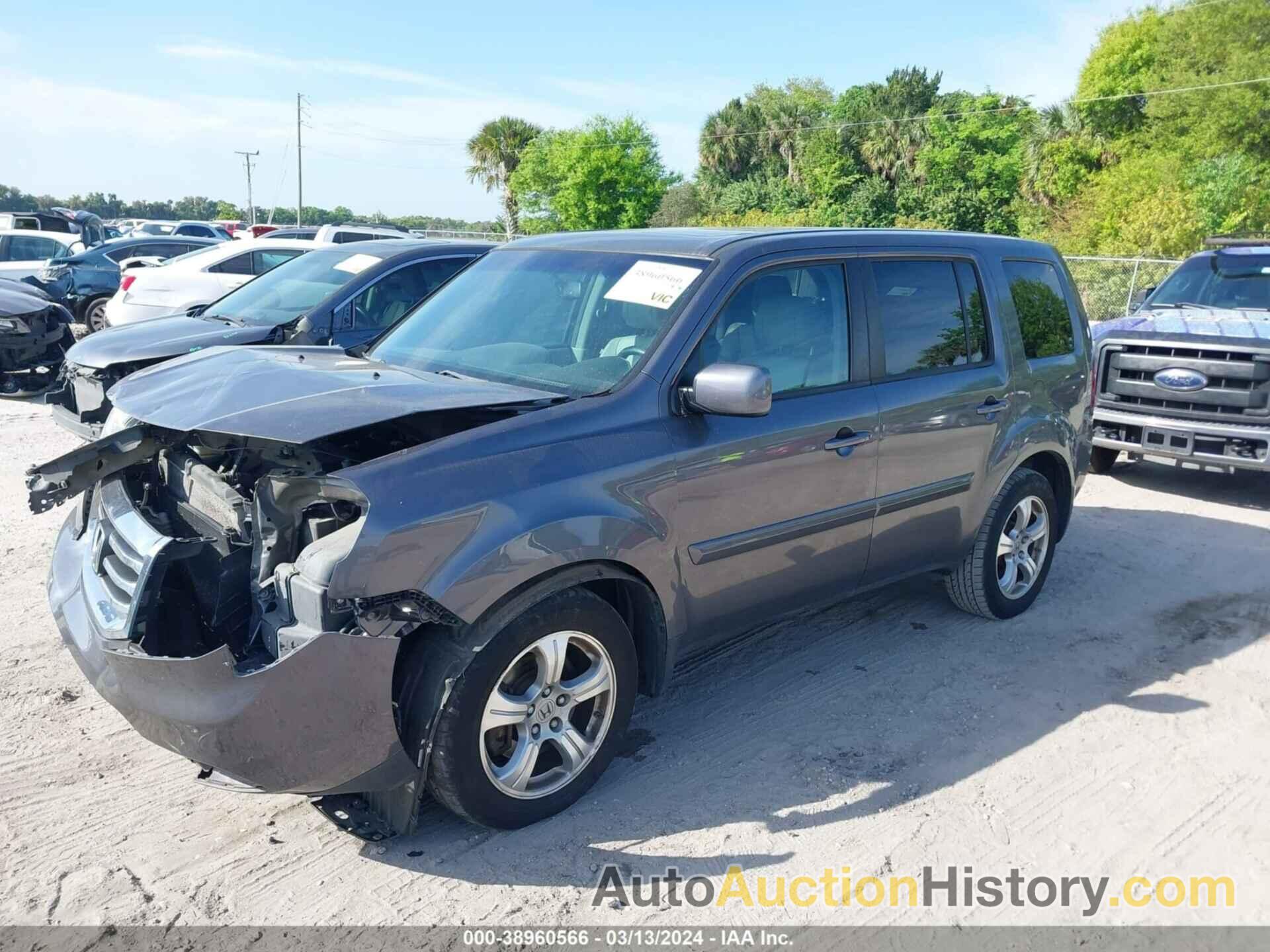 HONDA PILOT EX-L, 5FNYF4H58FB017017