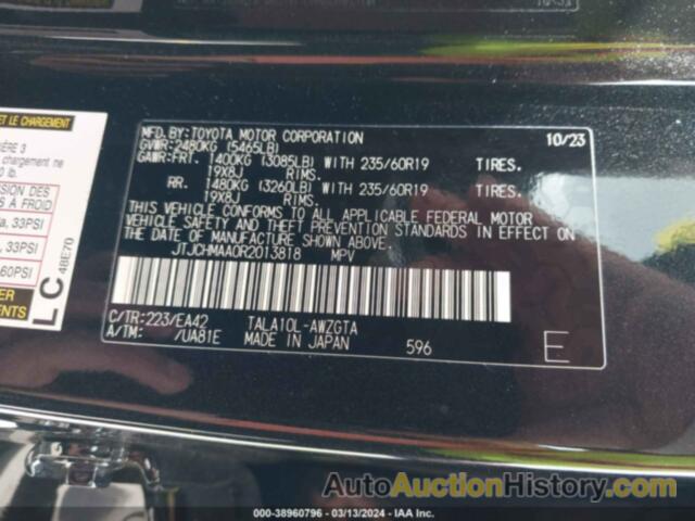 LEXUS RX 350 PREMIUM, JTJCHMAA0R2013818