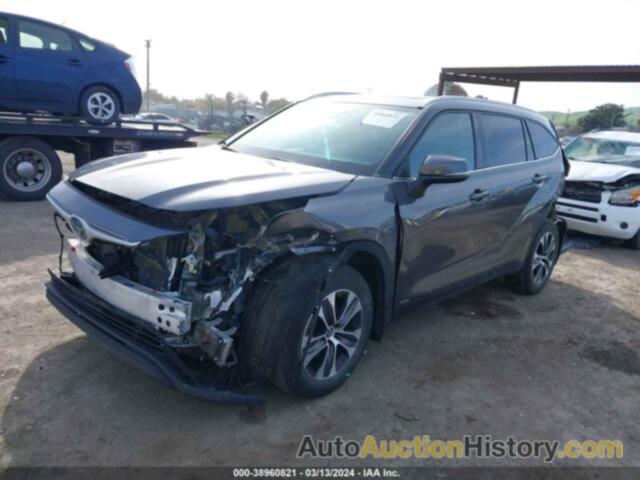 TOYOTA HIGHLANDER HYBRID XLE, 5TDHBRCH3NS540630