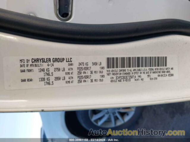 DODGE JOURNEY SXT, 3C4PDCBG3ET250714