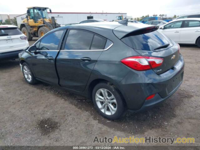 CHEVROLET CRUZE LT, 3G1BE6SM1KS535761