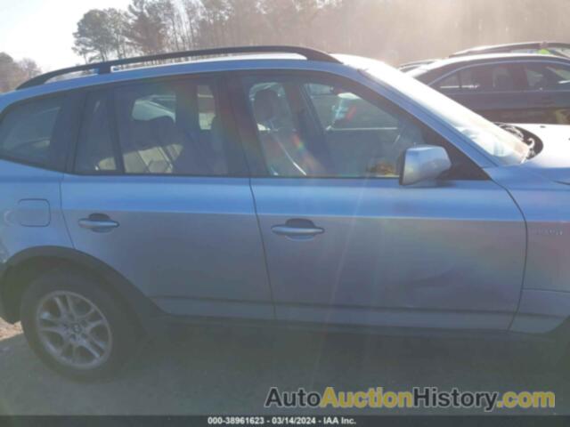 BMW X3 2.5I, WBXPA73434WC43524