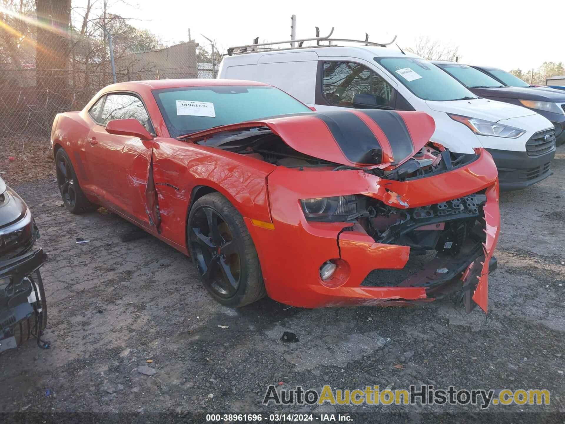 CHEVROLET CAMARO LT, 2G1FC1E33D9180704