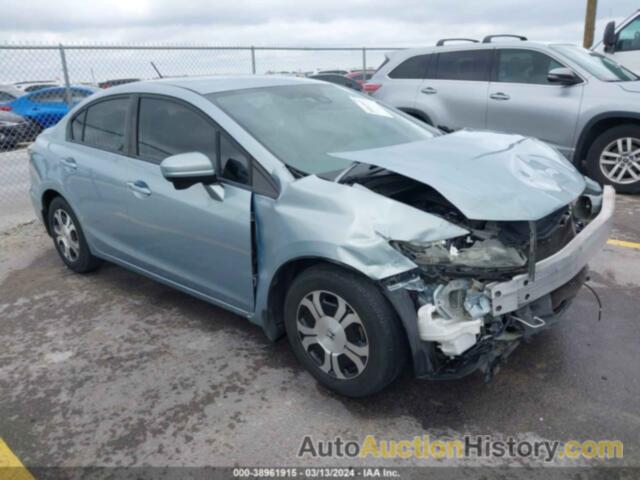 HONDA CIVIC HYBRID, 19XFB4F26EE002175