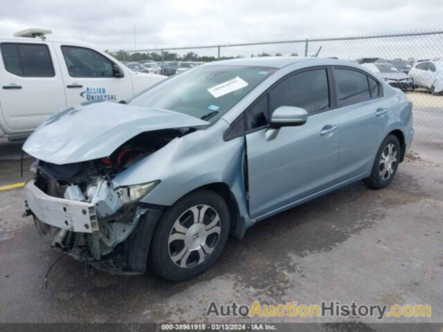 HONDA CIVIC HYBRID HYBRID, 19XFB4F26EE002175