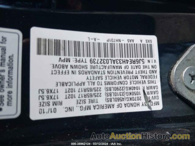 HONDA CR-V LX, 5J6RE4H33AL032739