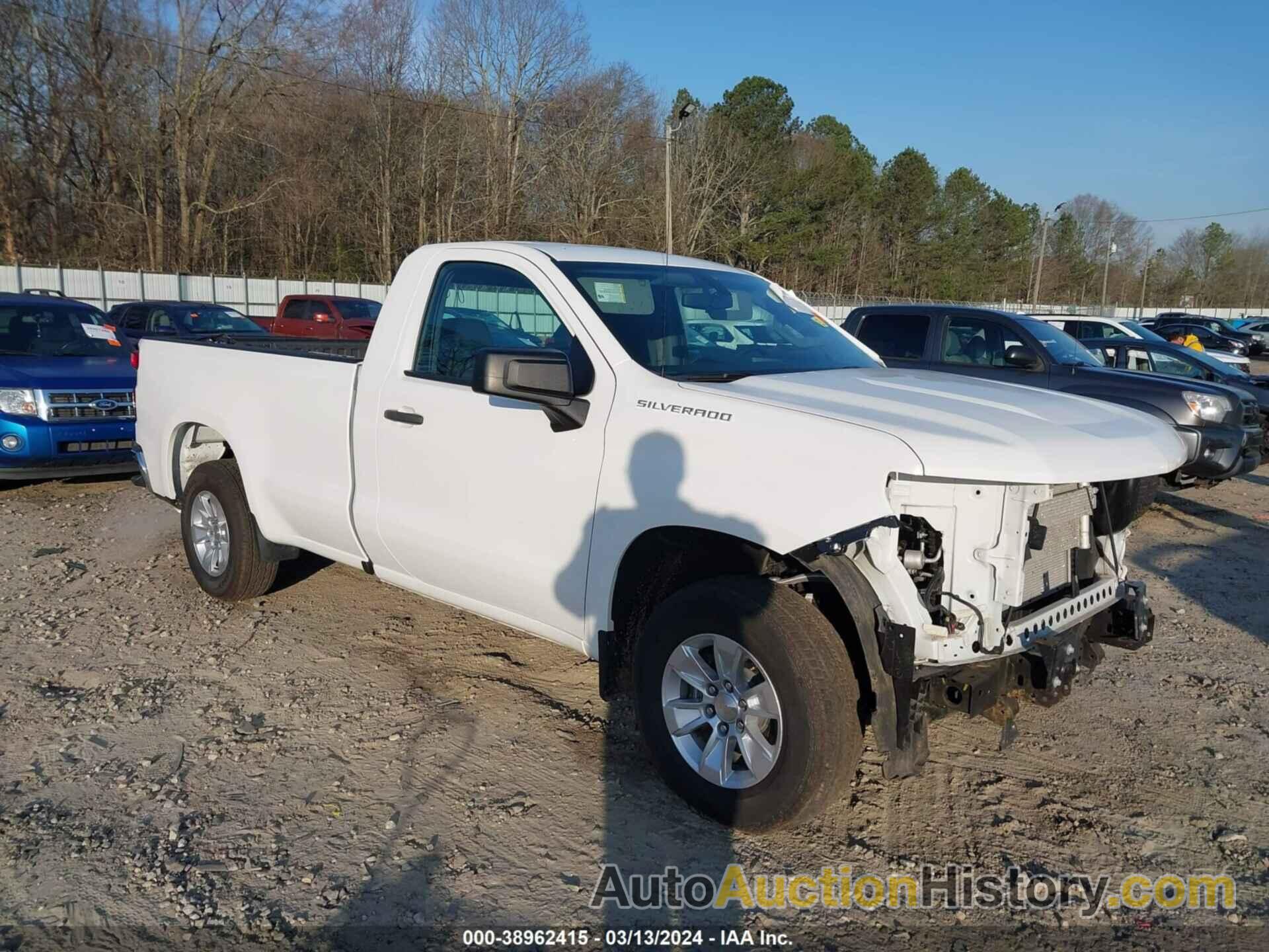 CHEVROLET SILVERADO 1500 2WD REGULAR CAB LONG BED WT, 3GCNWAEF5MG259818