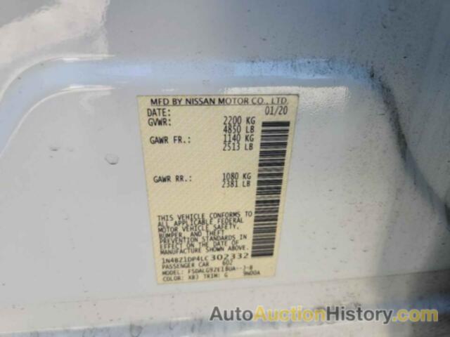 NISSAN LEAF SL PLUS, 1N4BZ1DP4LC302332