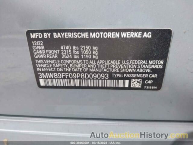 BMW 330I XDRIVE, 3MW89FF09P8D09093