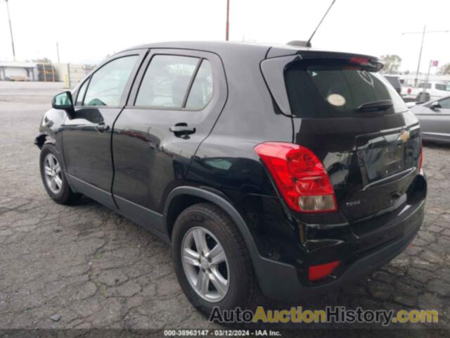 CHEVROLET TRAX FWD LS, 3GNCJKSB1LL334430