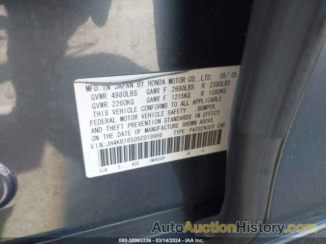 ACURA RL 3.5, JH4KB16505C018966