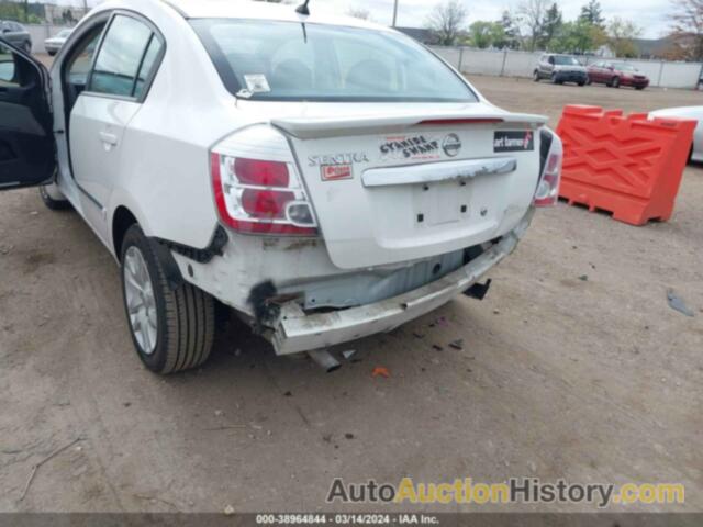 NISSAN SENTRA 2.0 S, 3N1AB6AP6CL687010