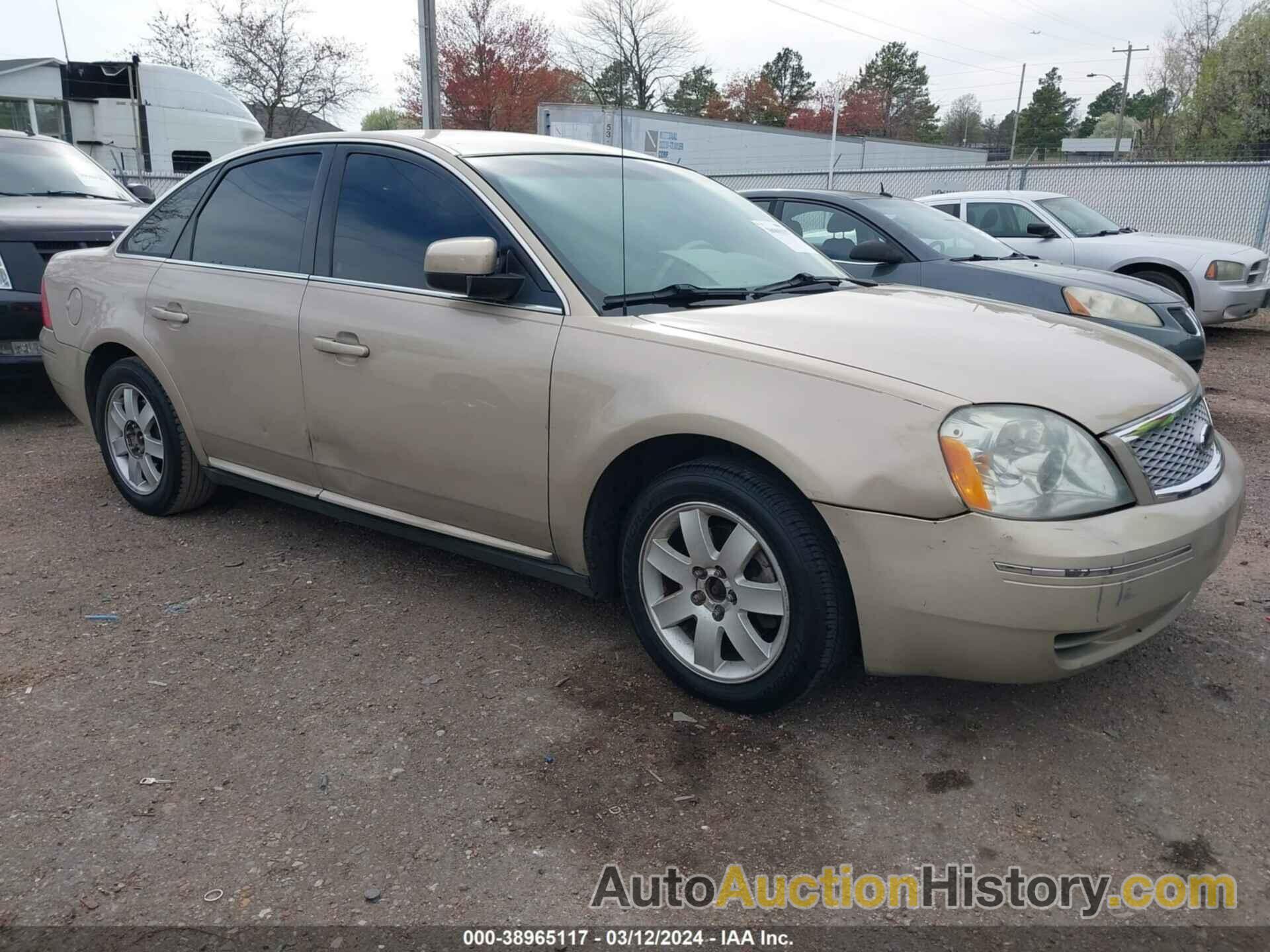 FORD FIVE HUNDRED SEL, 1FAHP24167G125699