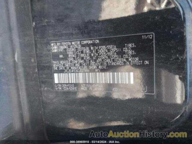 SCION XB, JTLZE4FE6CJ027886