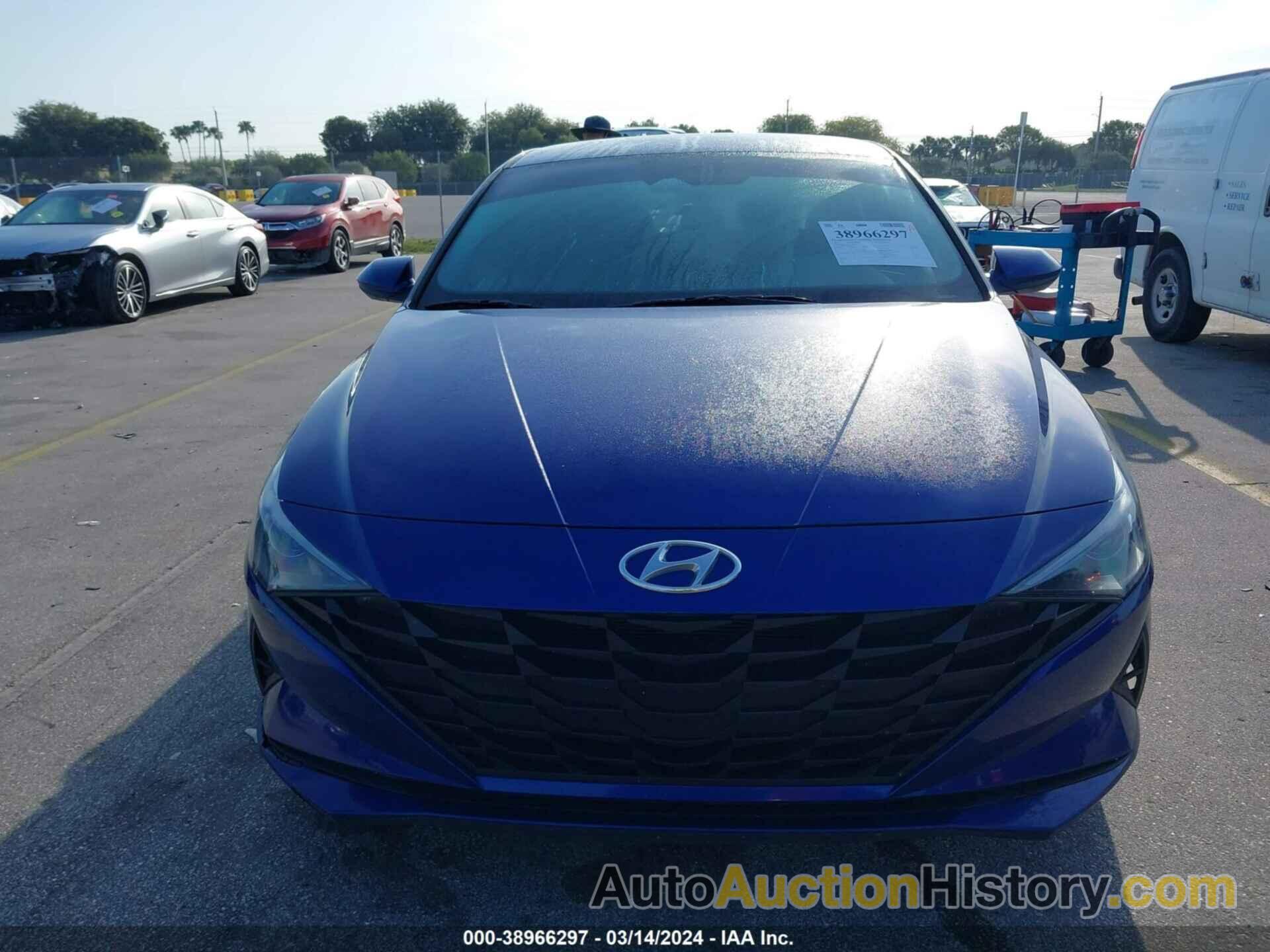 HYUNDAI ELANTRA SEL, KMHLM4AG7MU137371